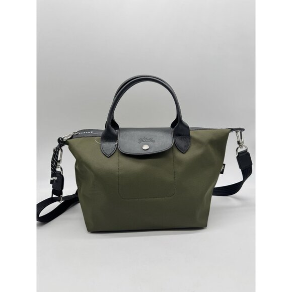 LONGCHAMP Le Pliage Energy L tote handbag crossbody - Olive green - Picture 8 of 15